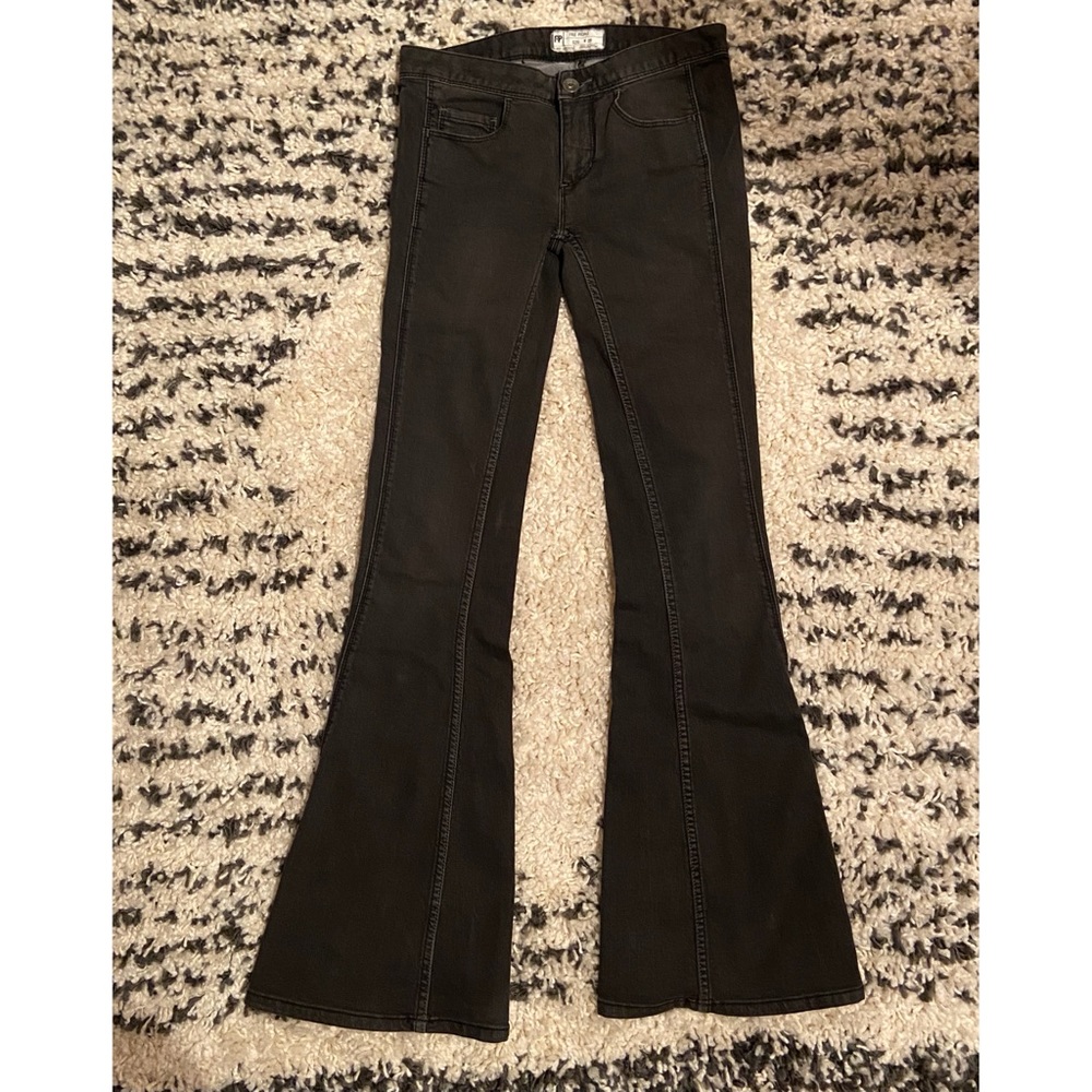 Free People grey bootcut jeans